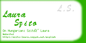 laura szito business card